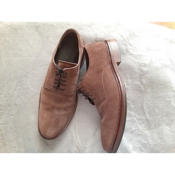 Cole Haan Oxford Men\'s 10.5 Williams Buck II Chestnut Suede Preppy Dress Shoes main image 6